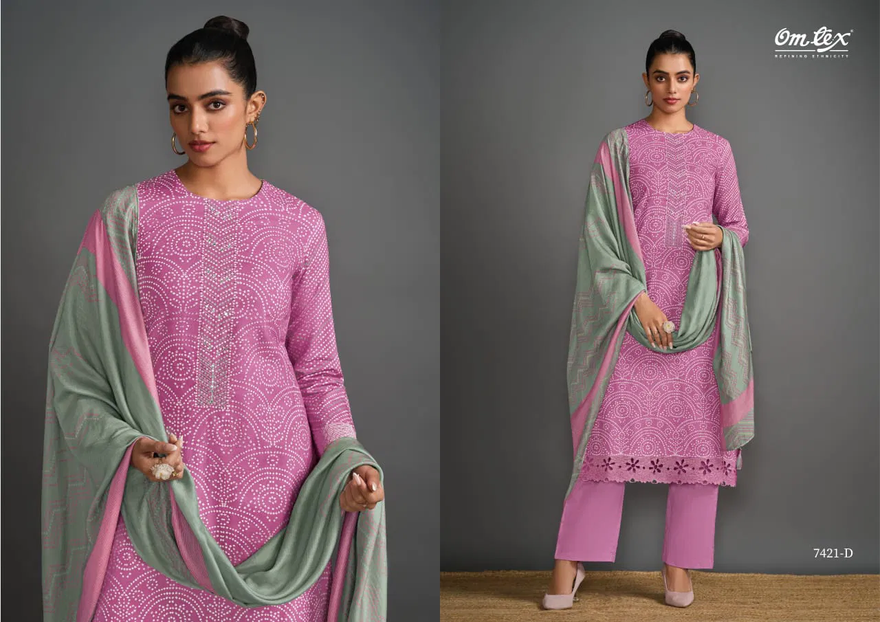 Glamour Gaze By Omtex Lawn Cotton Designer Dress Material Wholesale Online